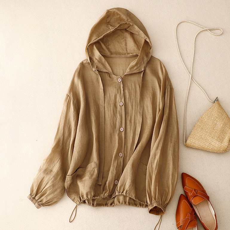 Amara Linen Hoodie