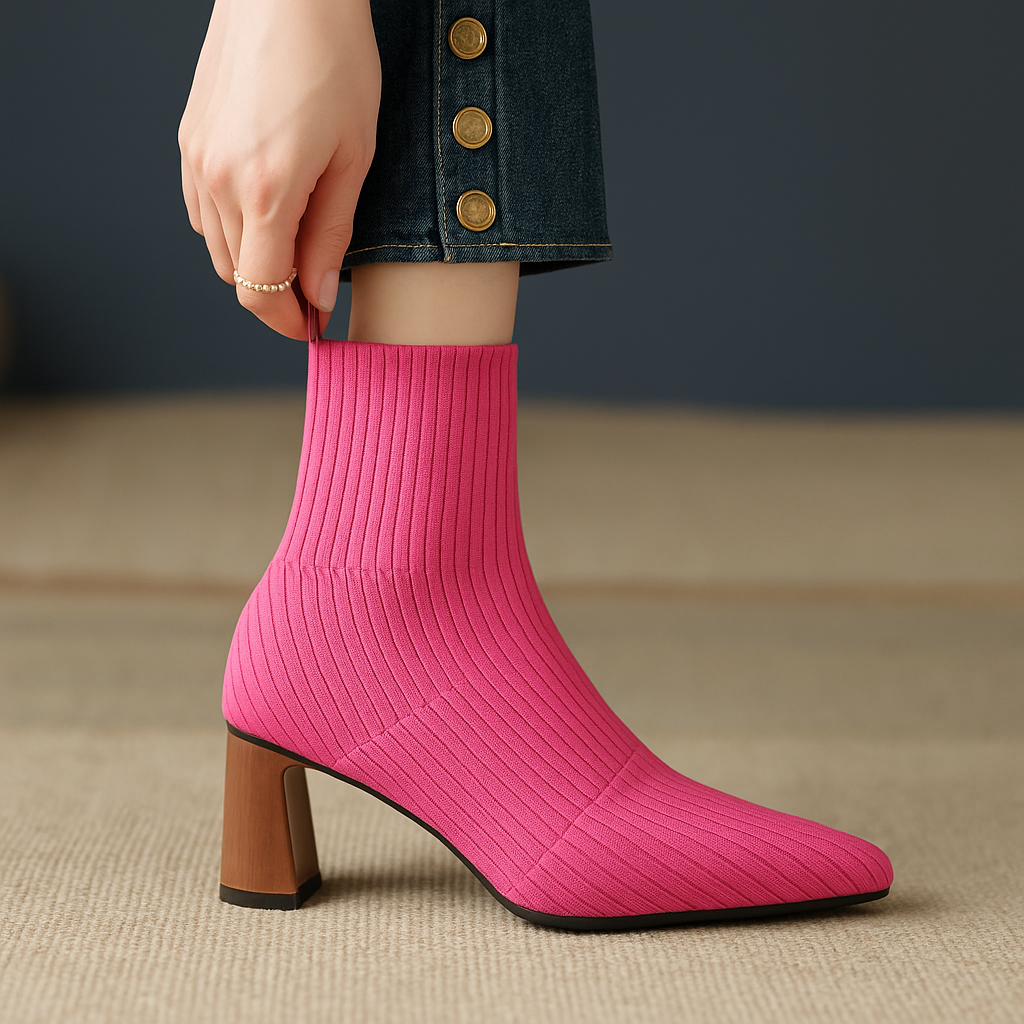 Hailee Sock Chelsea Ankle Boots