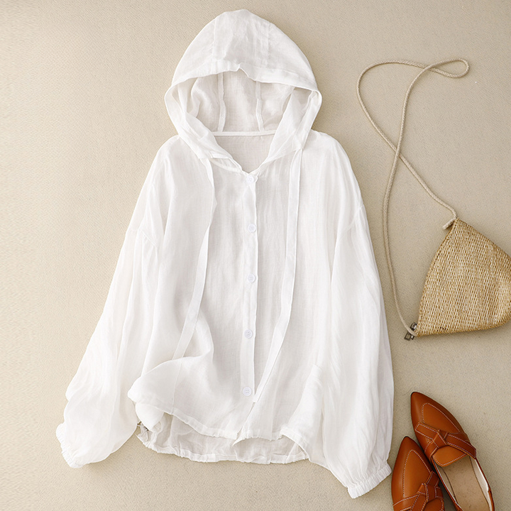 Amara Linen Hoodie