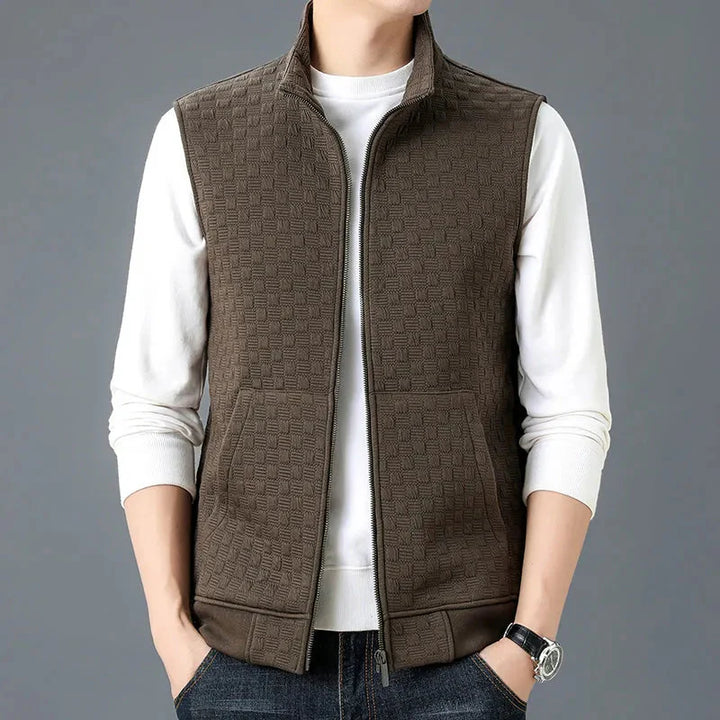 Men's Winter Fleece Knit Vest