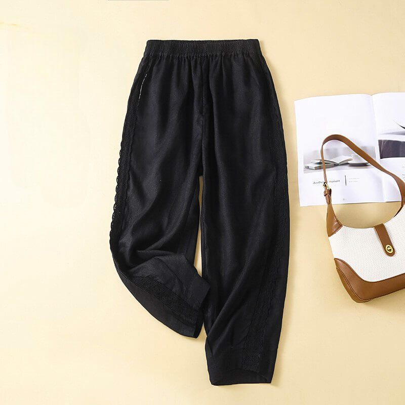 Priscilla Cotton-Linen Pants
