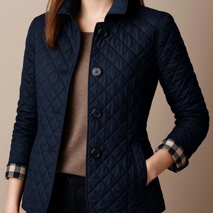 Madona Quilted Button Jacket