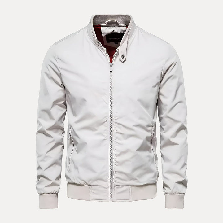 Austin Stand Collar Bomber Jacket