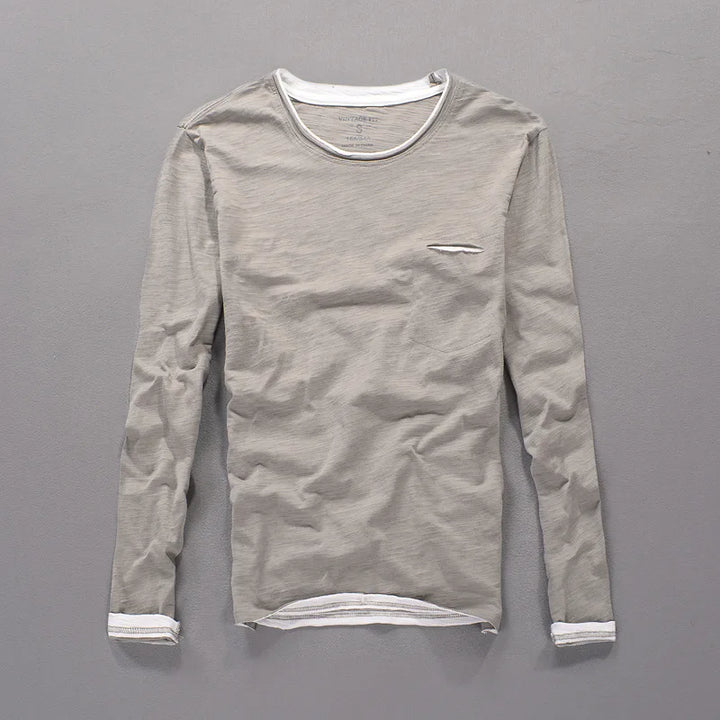 Harrison Cotton Long Sleeve Top