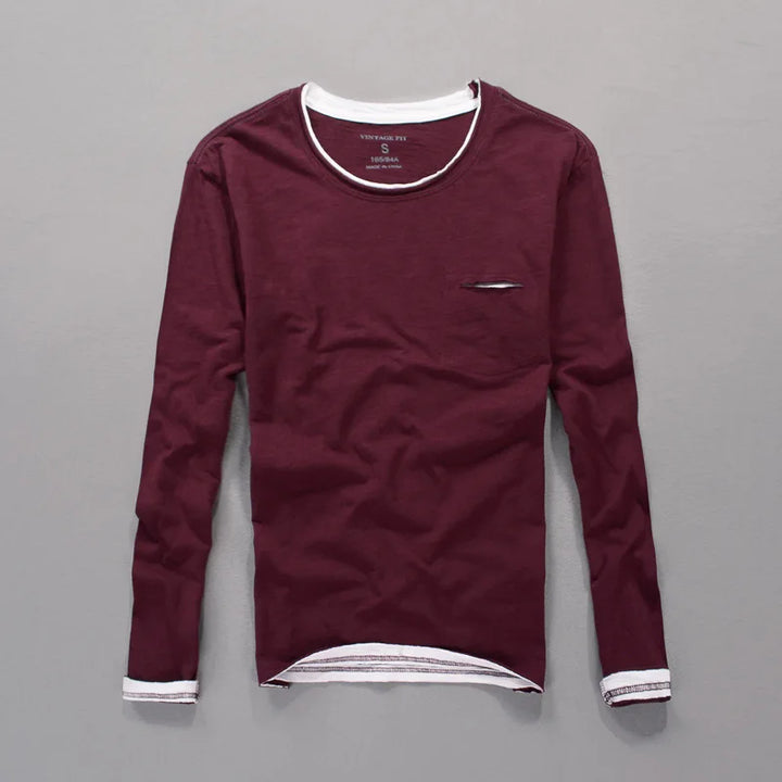 Harrison Cotton Long Sleeve Top