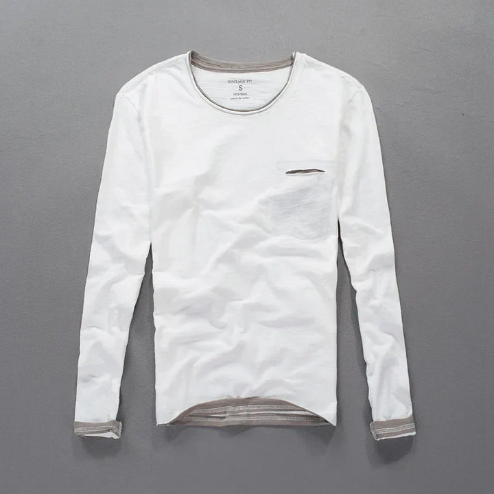 Harrison Cotton Long Sleeve Top