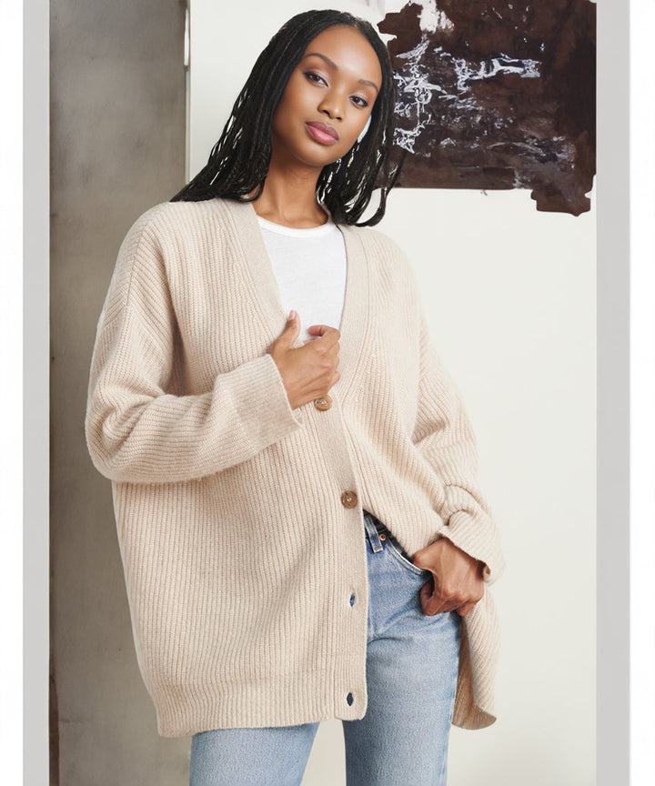 Rossana Women's Oversized Button Cardigan