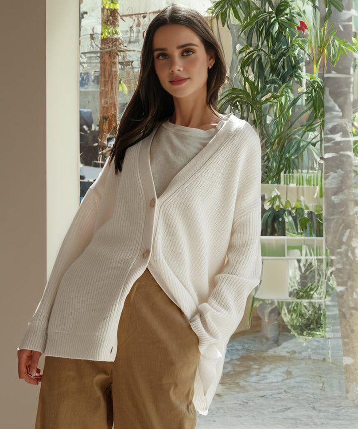 Rossana Women's Oversized Button Cardigan