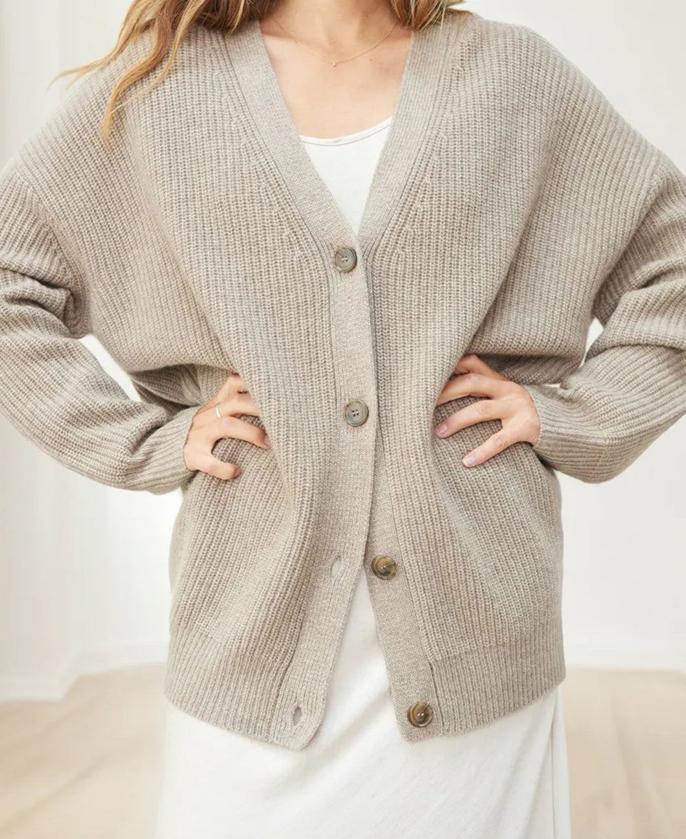 Rossana Women's Oversized Button Cardigan