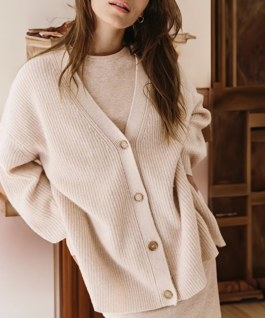Rossana Women's Oversized Button Cardigan