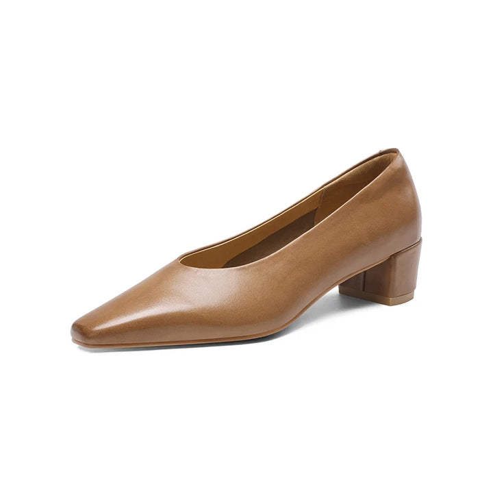 Alvina Leather Pumps