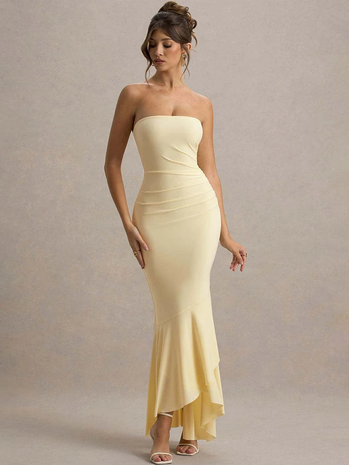 Nora Off-Shoulder Long Maxi Dress