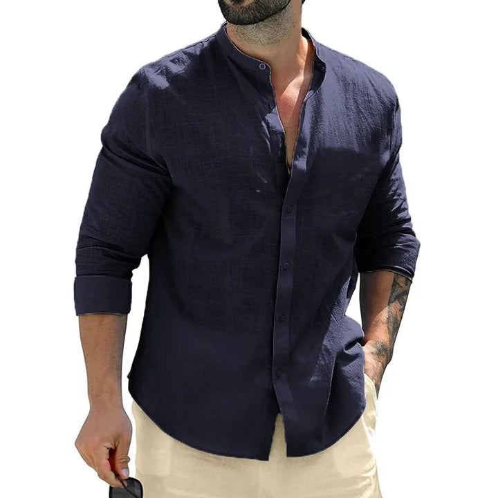 Corvani Henley Breeze Shirt