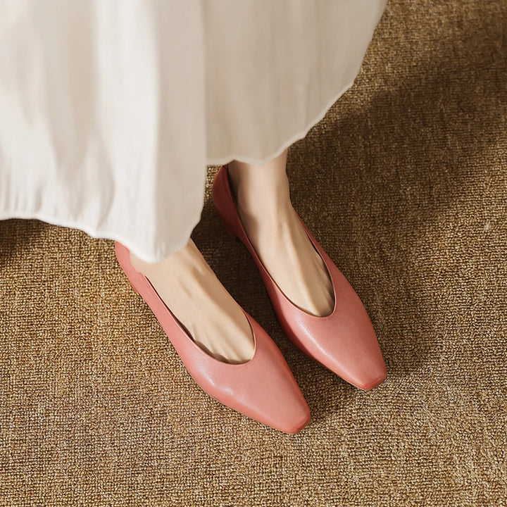 Alvina Leather Pumps