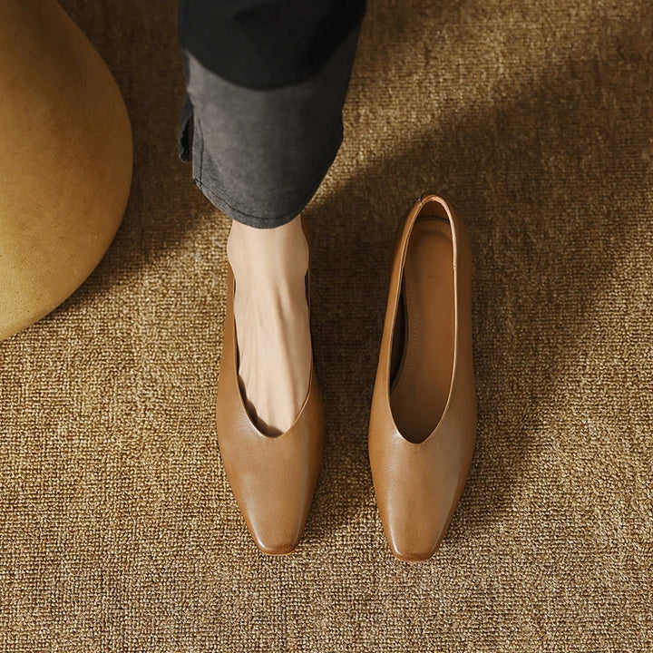 Alvina Leather Pumps