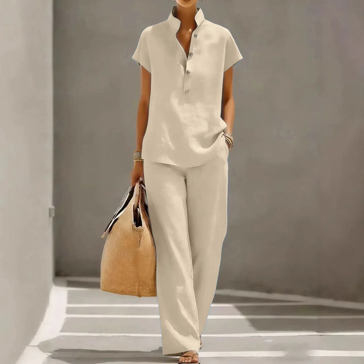 Frances Breathable Linen Matching Set