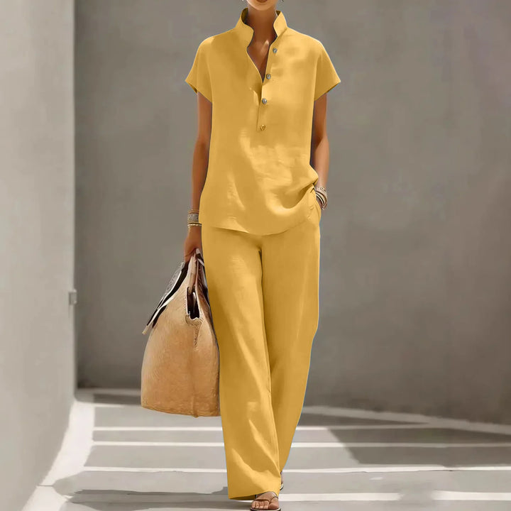 Frances Breathable Linen Matching Set