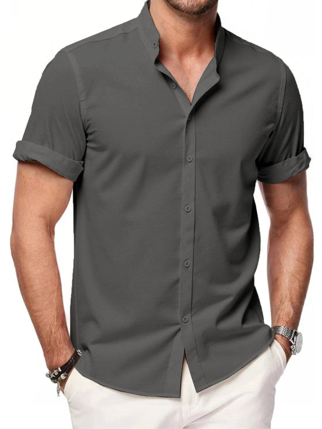 Hafford Henley Linen Shirt