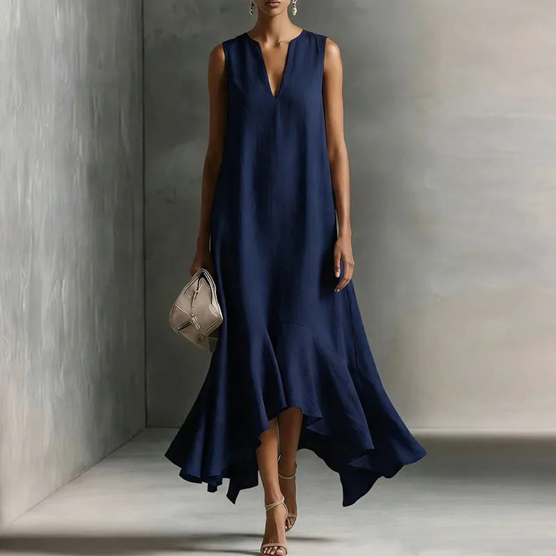 Liora V Neck Flowy Sundress