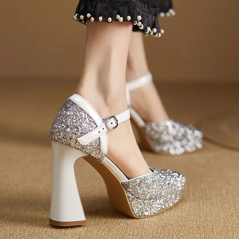 Vivienne Sparkle Platform Pumps