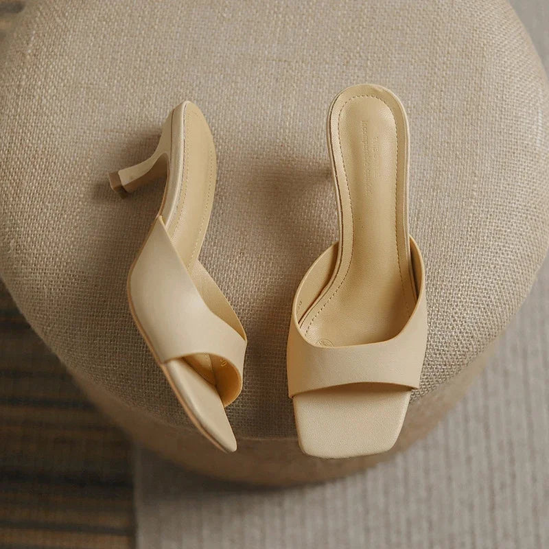 Lucy Square Open-Toe Sandals