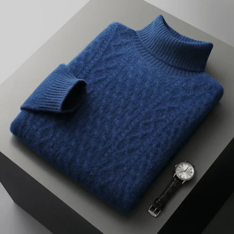 Marcello Men's Merino Wool Turtleneck