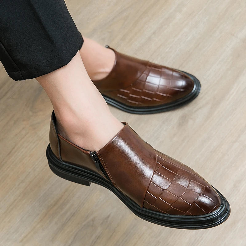 Colton Leather Slip On Shoes
