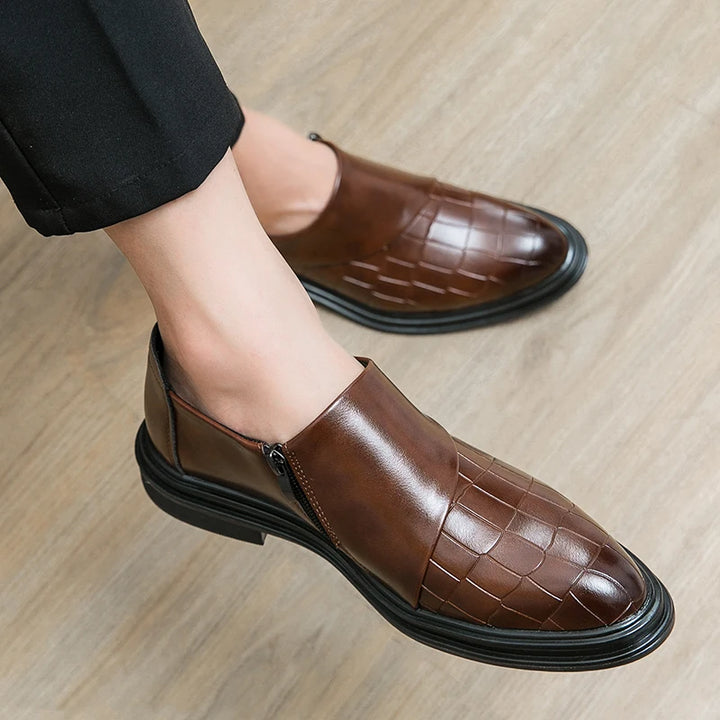 Colton Leather Slip On Shoes
