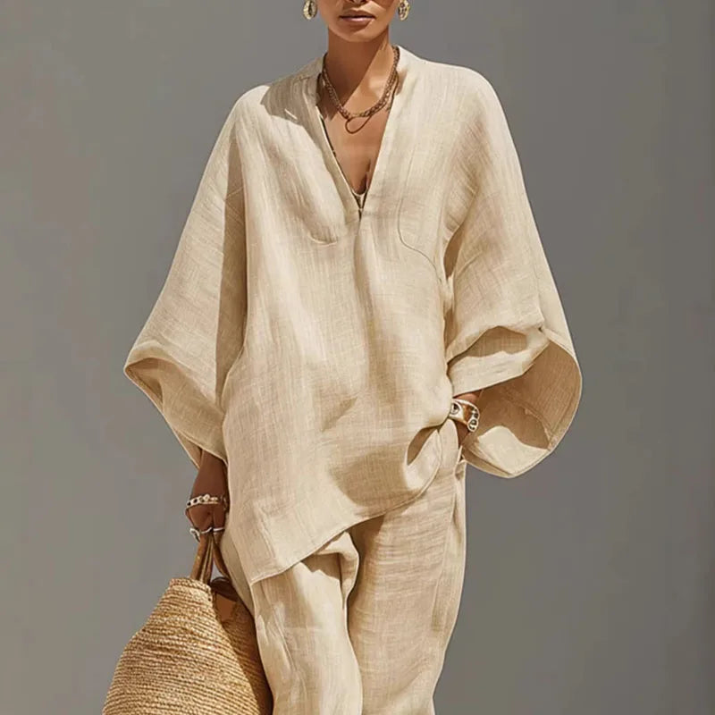 Gianna Linen Matching Set
