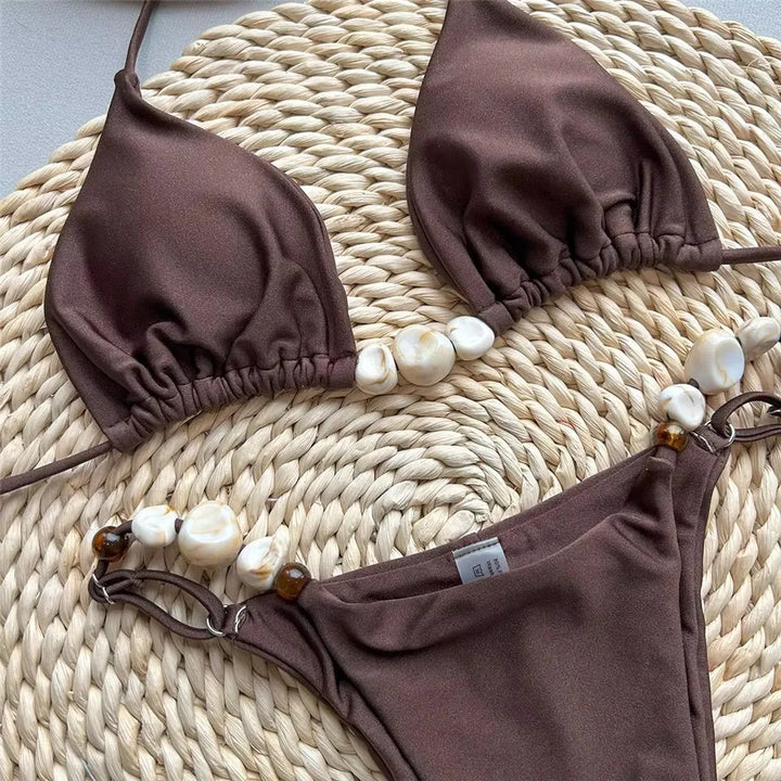 Lelia Halter Bralette Bikini Set