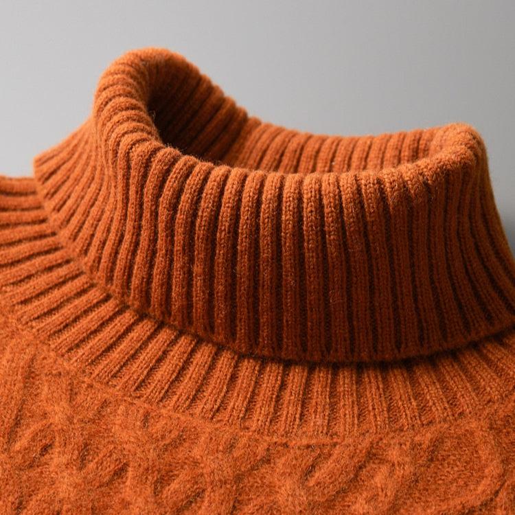Marcello Men's Merino Wool Turtleneck