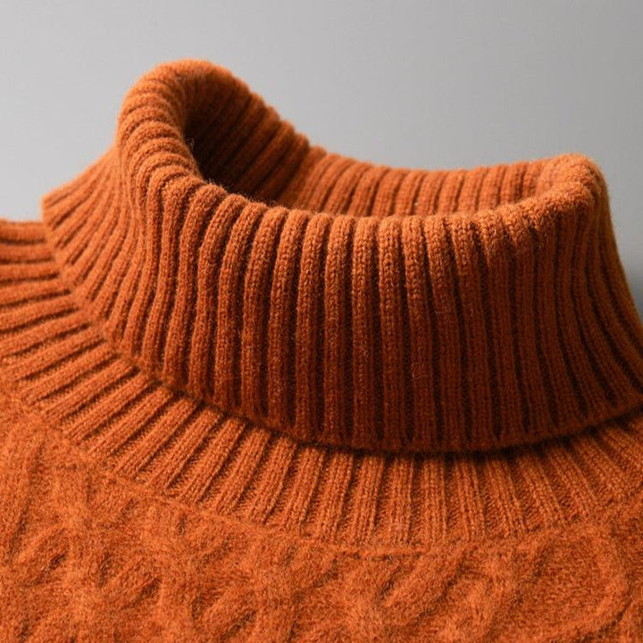 Marcello Men's Merino Wool Turtleneck