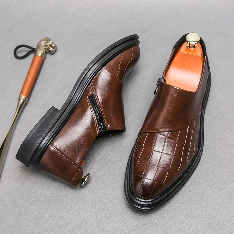 Colton Leather Slip On Shoes