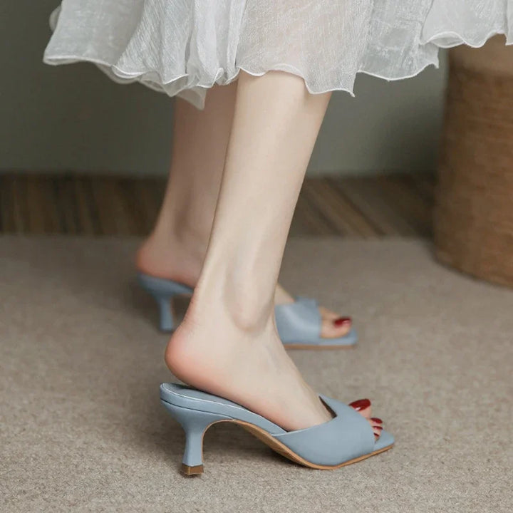 Lucy Square Open-Toe Sandals