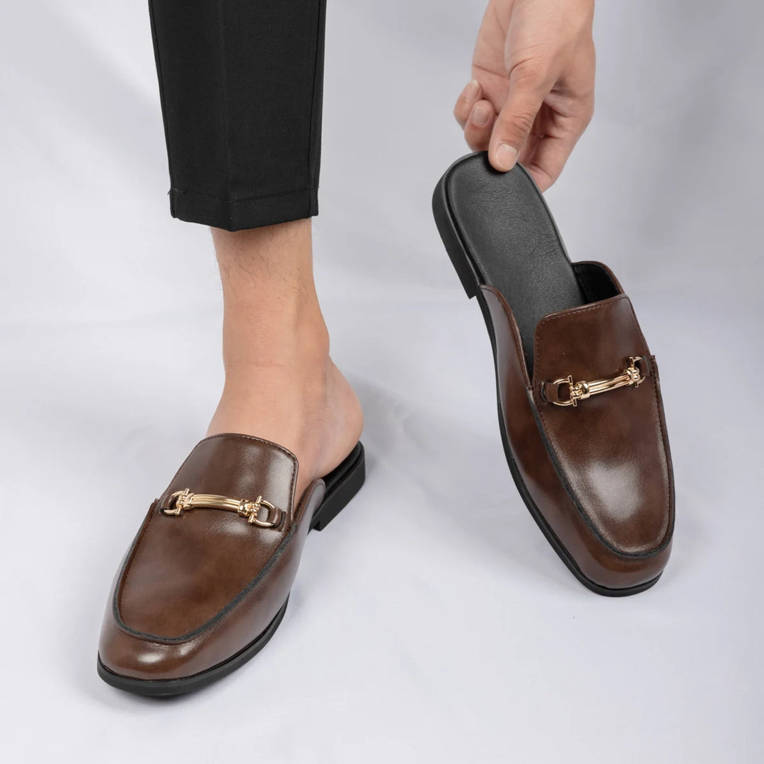 Jefferson Genuine Leather Summer Mules