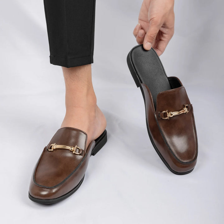 Jefferson Genuine Leather Summer Mules