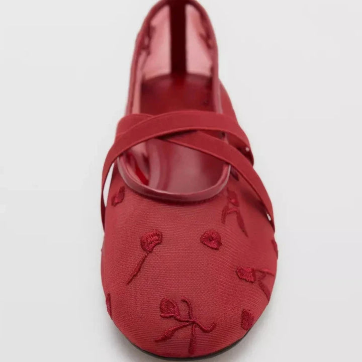 Alvina Floral Ballet Flats