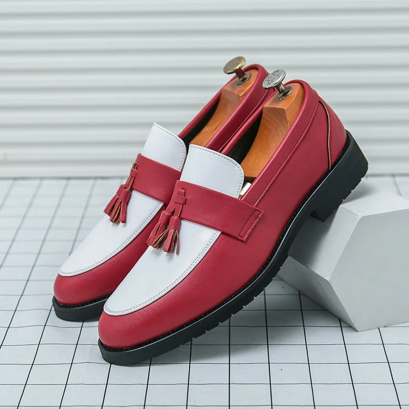 Lucero Leather Tassel Loafers