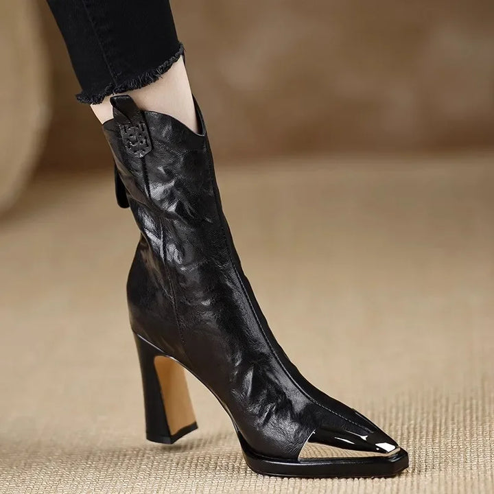Sofia Women's Leather Ankle Boots