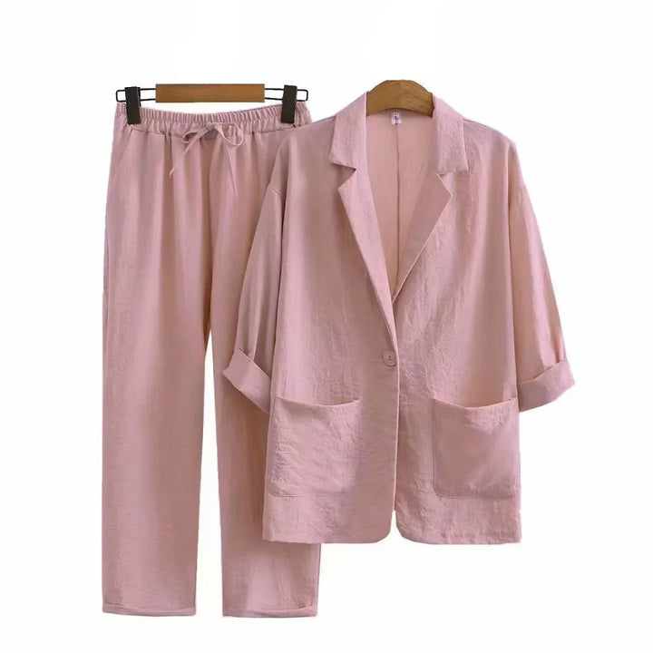 Maya Linen Matching Set