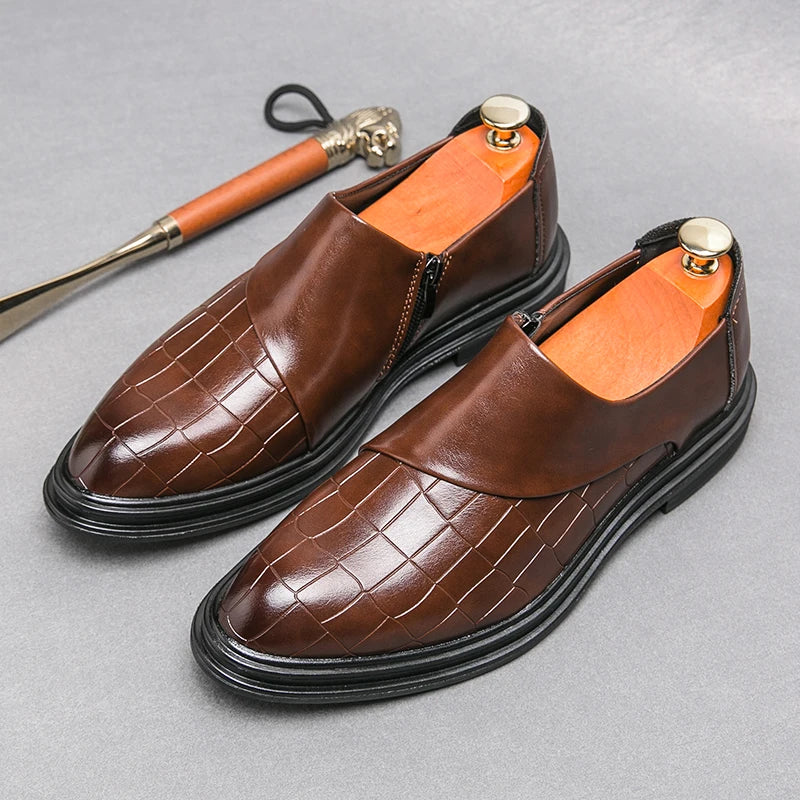 Colton Leather Slip On Shoes