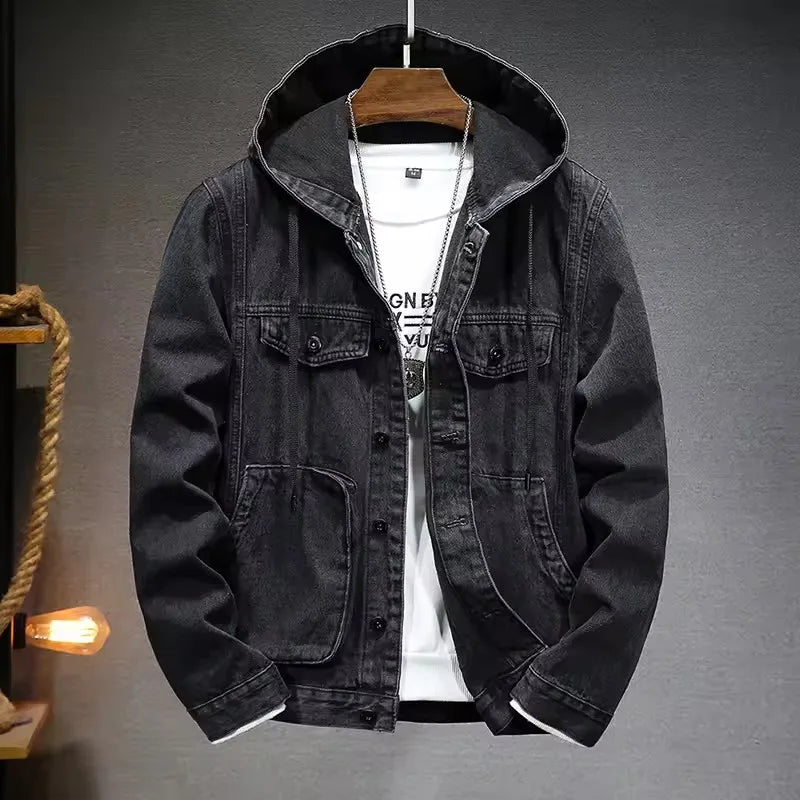 Urban Hooded Denim Jacket