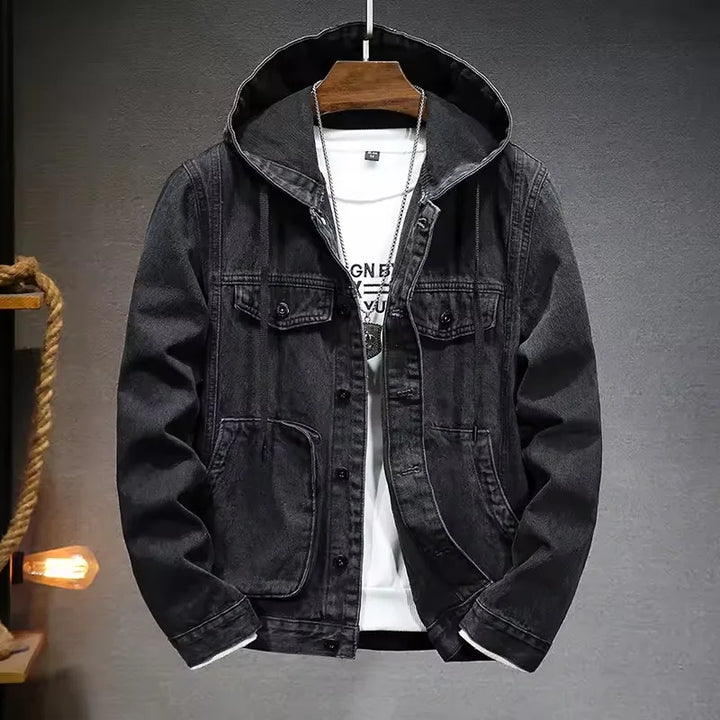 Urban Hooded Denim Jacket