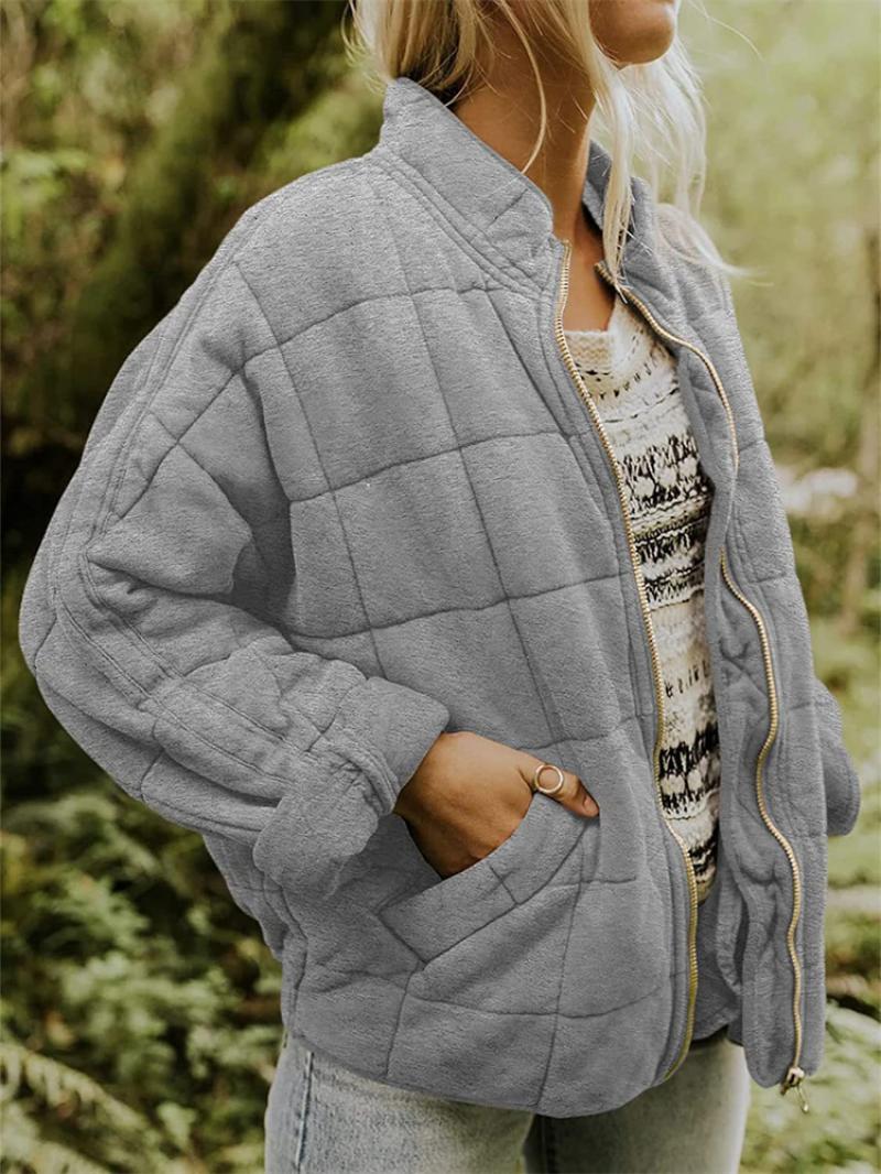 Juliet Women's Quilted Zipper Jacket