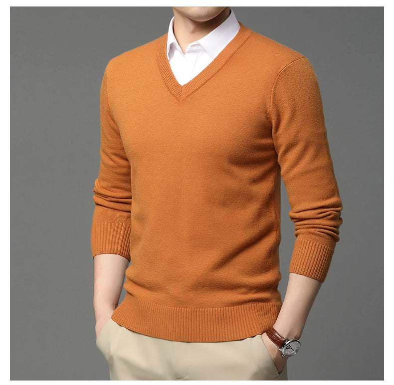 Hudson V Neck Sweater