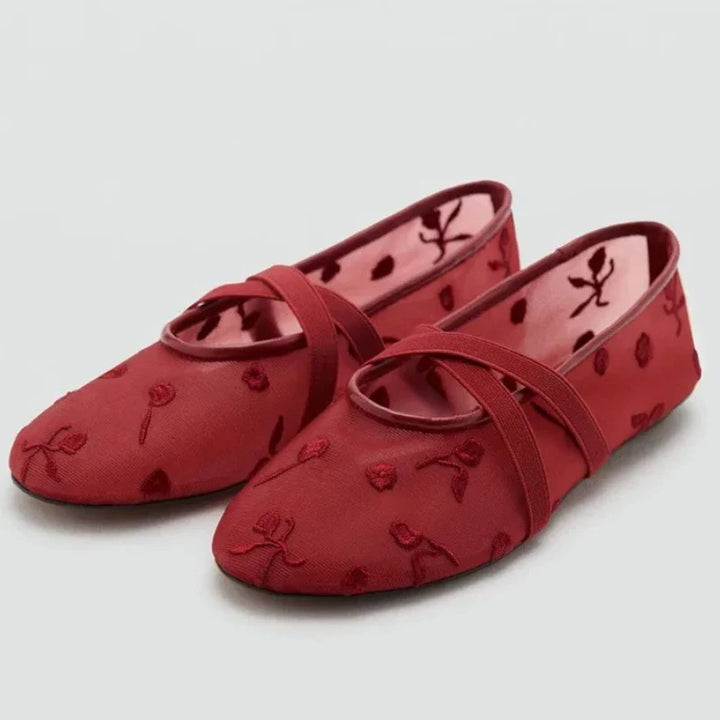 Alvina Floral Ballet Flats