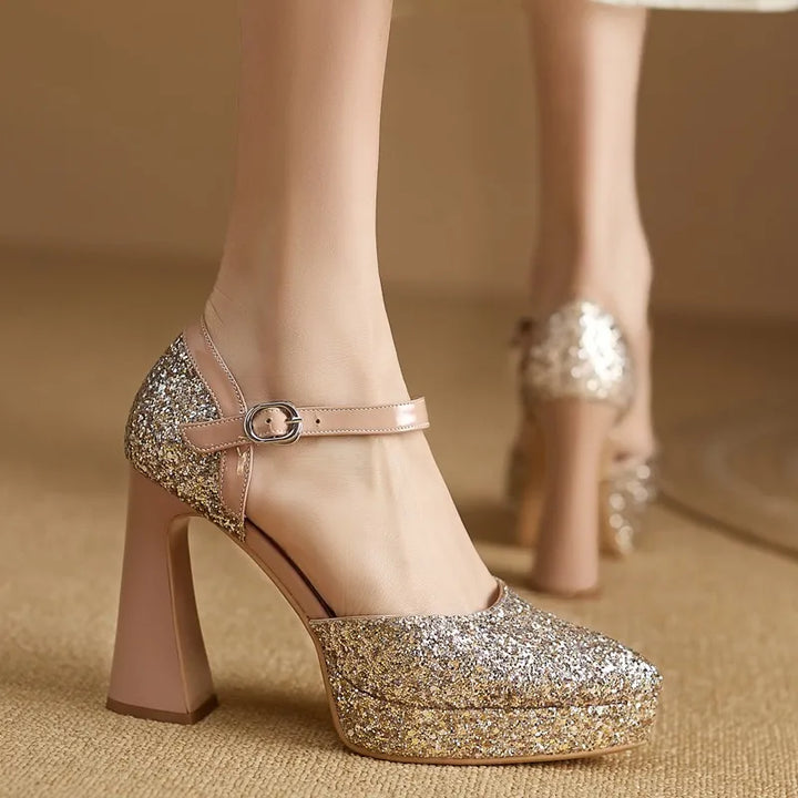 Vivienne Sparkle Platform Pumps
