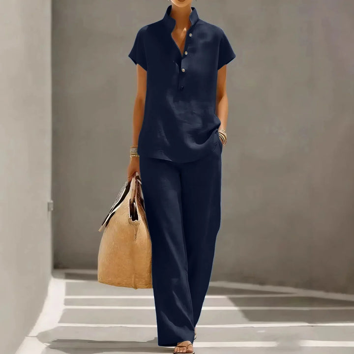 Frances Breathable Linen Matching Set