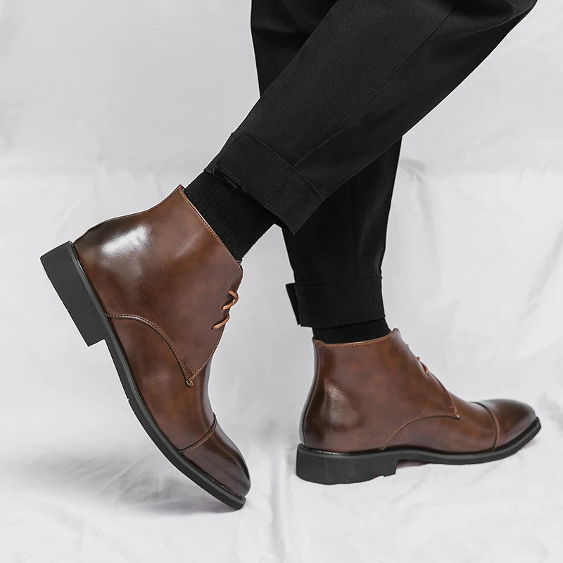 Lawrence Leather Boots