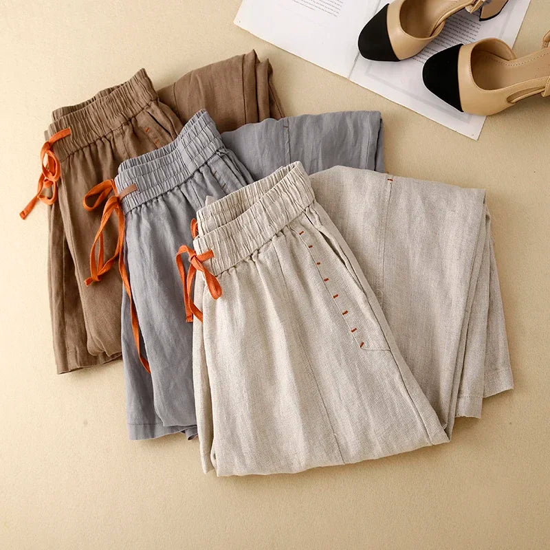 Veneda Summer Linen Pants